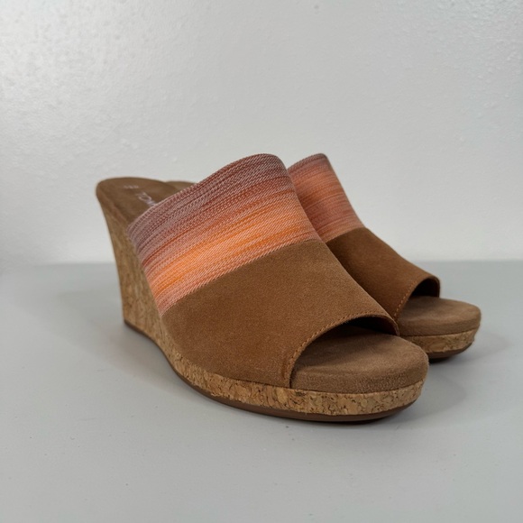 Toms Shoes - Toms Wedge Slide Sandals Size 8.5